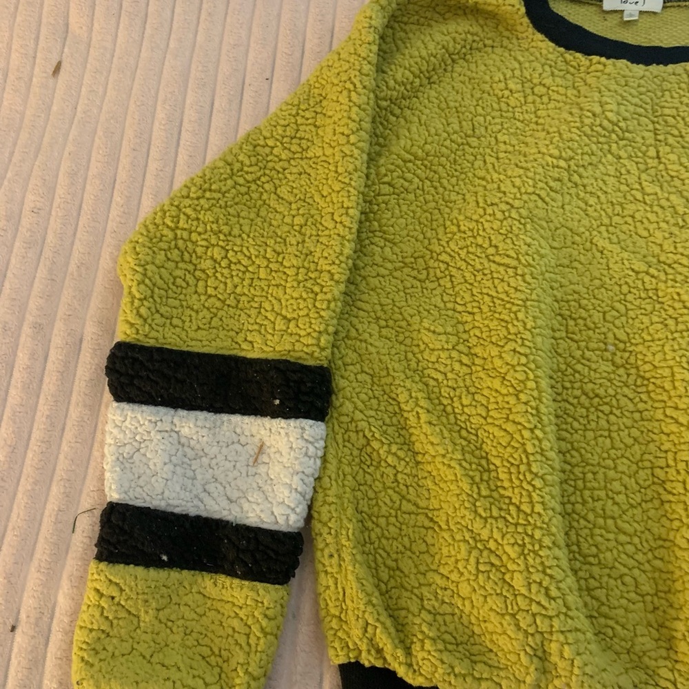 Love Yellow and Black Knit Sweater